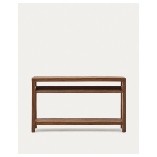 Consola Sashi de madera maciza de teca 140 x 80 cm - Kave Home