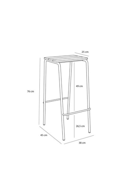 Taburete Bar STILT Arena - Hübsch
