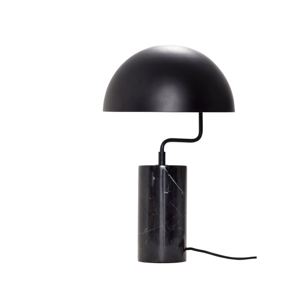 Lámpara de Mesa POISE Negra - Hübsch