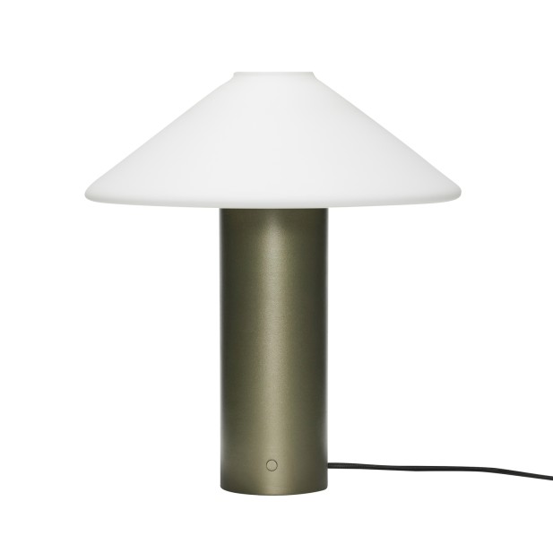 Lámpara de Mesa ORBIT Verde Oscuro - Hübsch