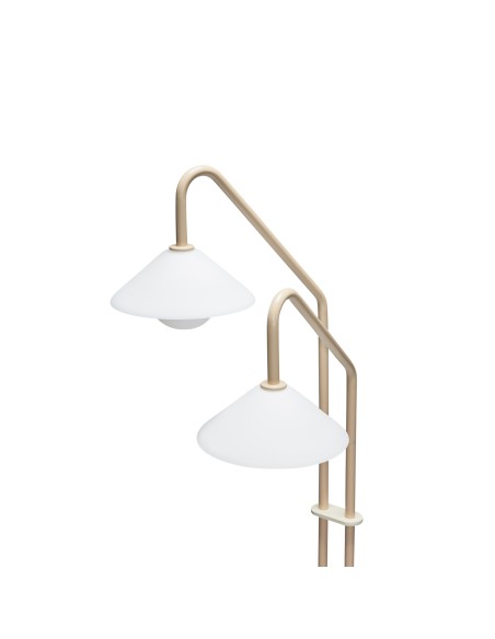 Lámpara de Pie COMO Beige - Hübsch