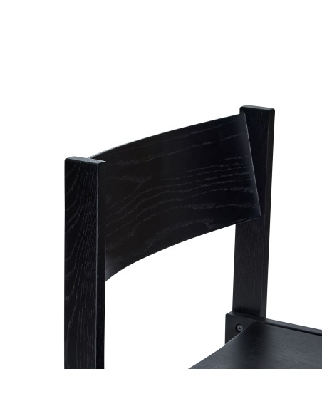 Silla de Comedor FORMA Negra - Hübsch