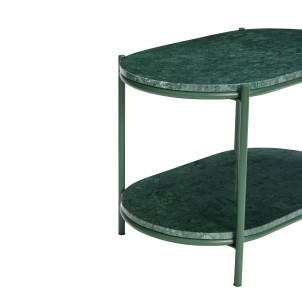 Mesa Auxiliar NUSA, Verde Oscuro - Hübsch 2