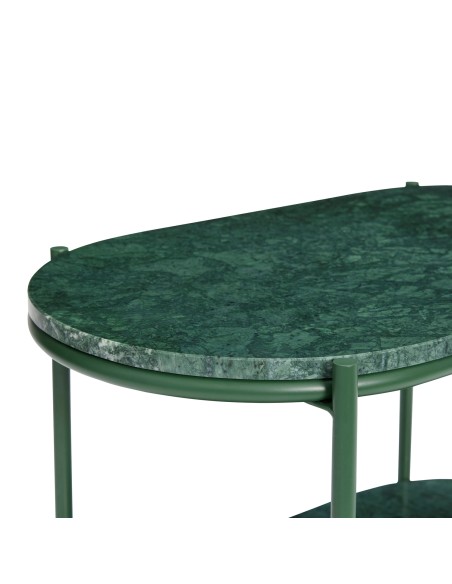 Mesa Auxiliar NUSA, Verde Oscuro - Hübsch