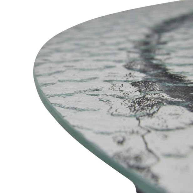 Mesa de Centro ORBIT Negro - Hübsch Mesa de Centro ORBIT Negro - Hübsch