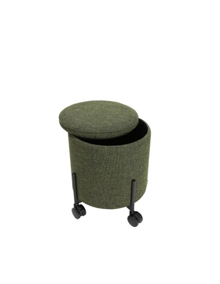 Puf Pequeño CONTAIN Verde - Hübsch