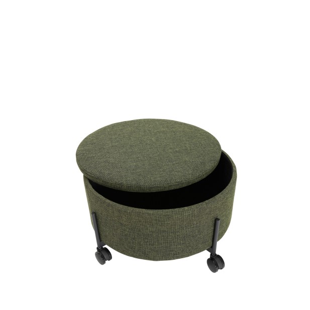 Puf Grande CONTAIN Verde - Hübsch