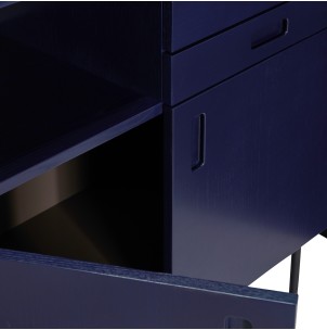 Aparador STUDY Azul Oscuro / Gris - Hübsch 2