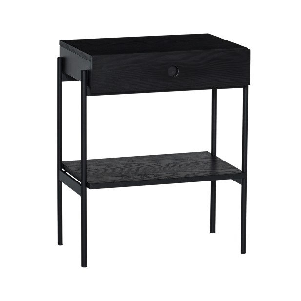 Mesita de Noche NOIR Negro - Hübsch
