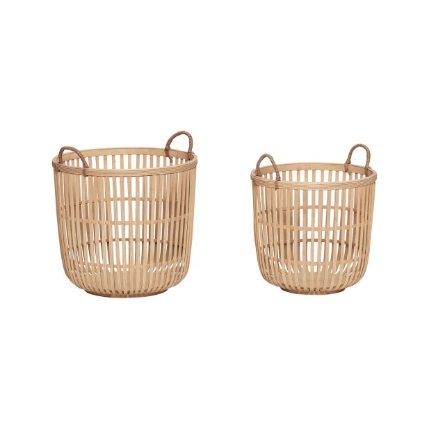 Cestas HICKORY Natural (Set de 2) - Hübsch