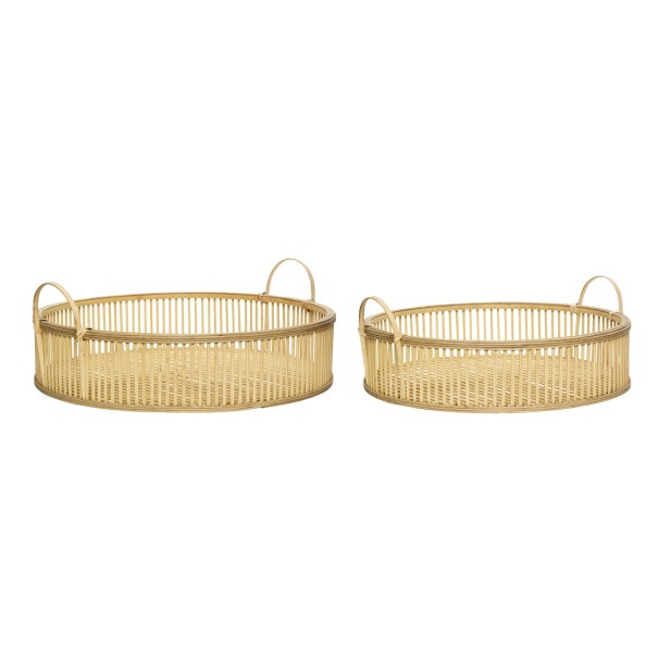 Bandejas FAWN Natural (Set de 2) - Hübsch