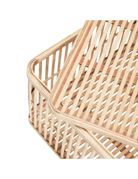 Cestas CHEERY Natural (Set de 2) - Hübsch