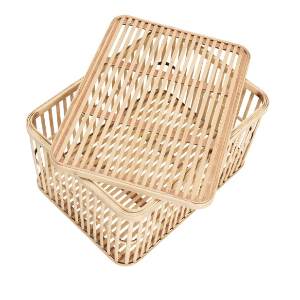 Cestas CHEERY Natural (Set de 2) -... Cestas CHEERY Natural (Set de 2) -...