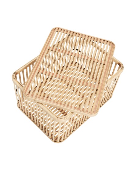 Cestas CHEERY Natural (Set de 2) - Hübsch