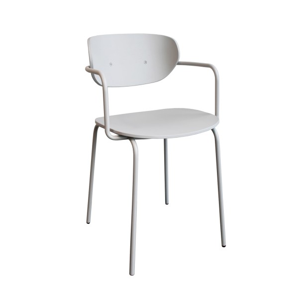 Silla de Comedor ARCH Gris Claro - Hübsch