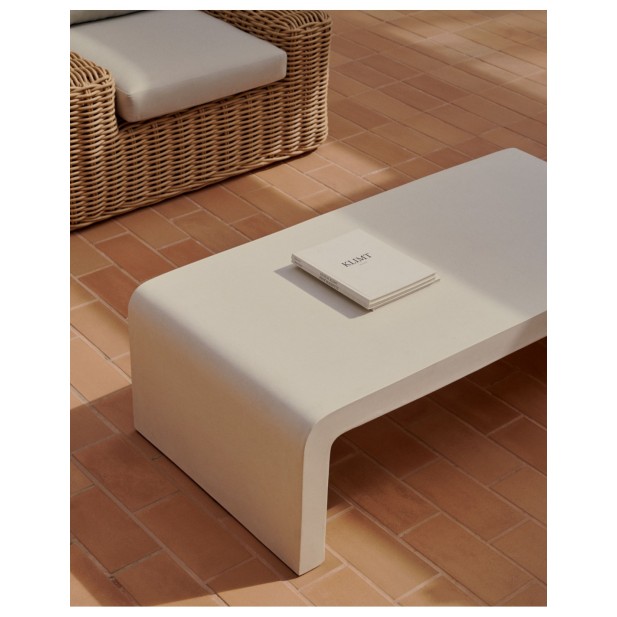 Mesa de centro Aiguablava de cemento...