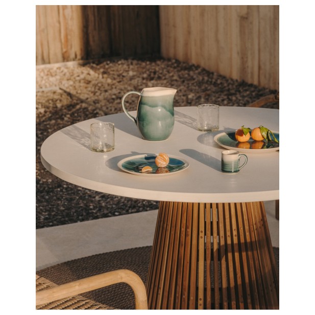 Mesa redonda de exterior Alcaufar de...