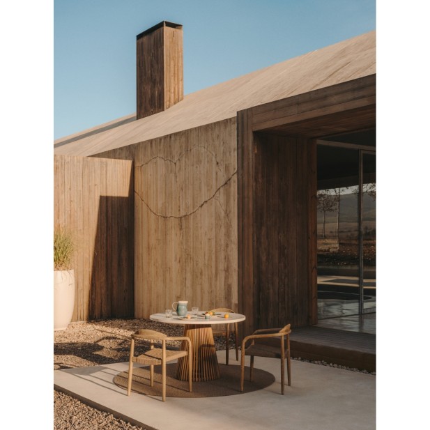 Mesa redonda de exterior Alcaufar de...