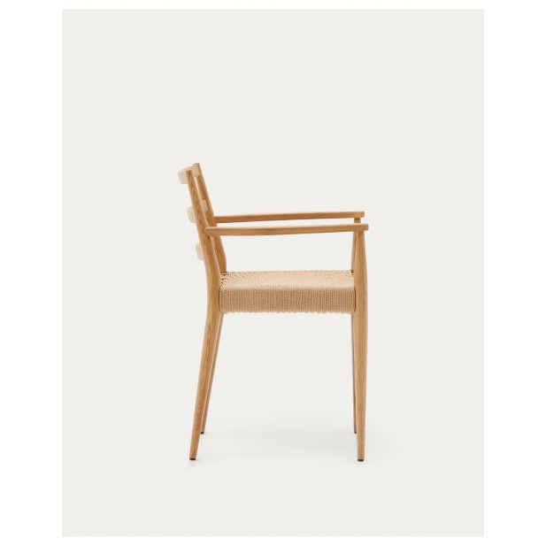 Silla Analy reposabrazos madera...