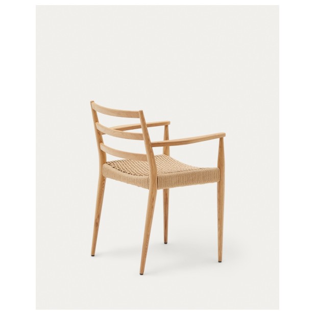 Silla Analy reposabrazos madera...