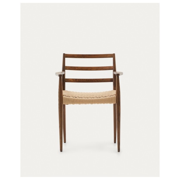 Silla Analy con reposabrazos madera...