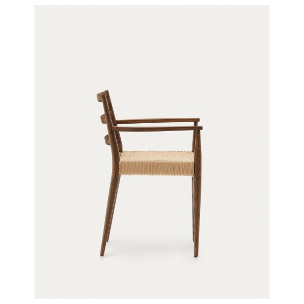 Silla Analy con reposabrazos madera...