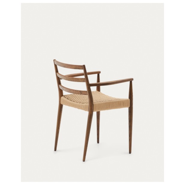 Silla Analy con reposabrazos madera...