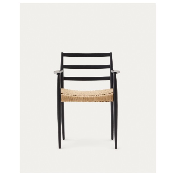 Silla Analy con reposabrazos madera...