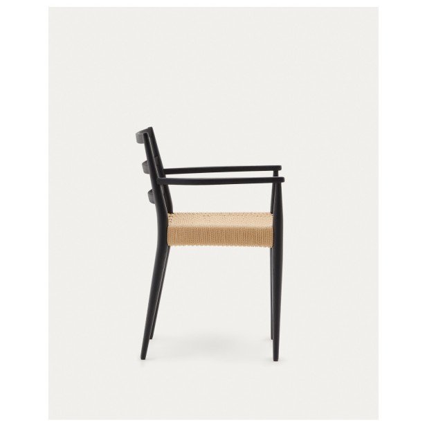 Silla Analy con reposabrazos madera...