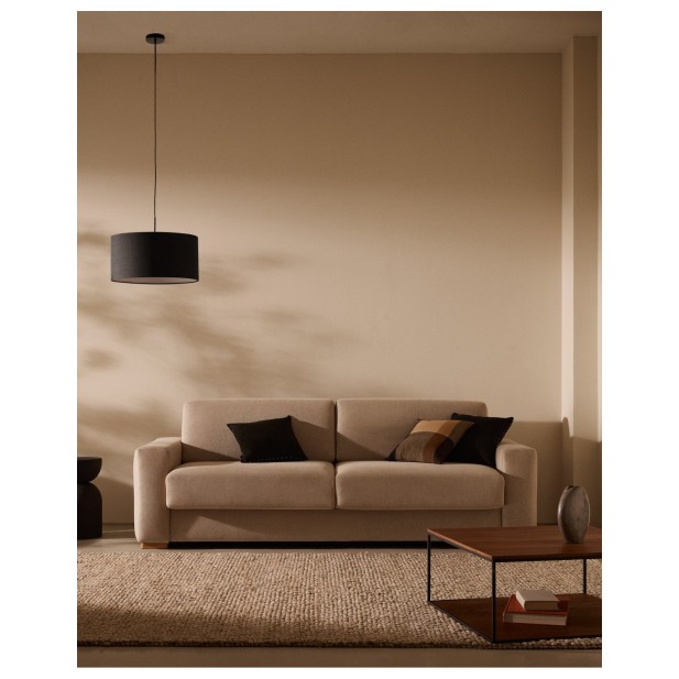 Sofá cama Anley 3 plazas beige y...