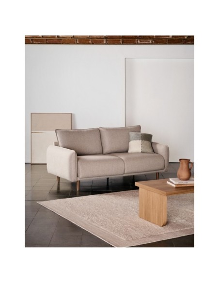 Sofá Carlota 2 plazas beige 184 cm FSC Mix Credit - Kave Home