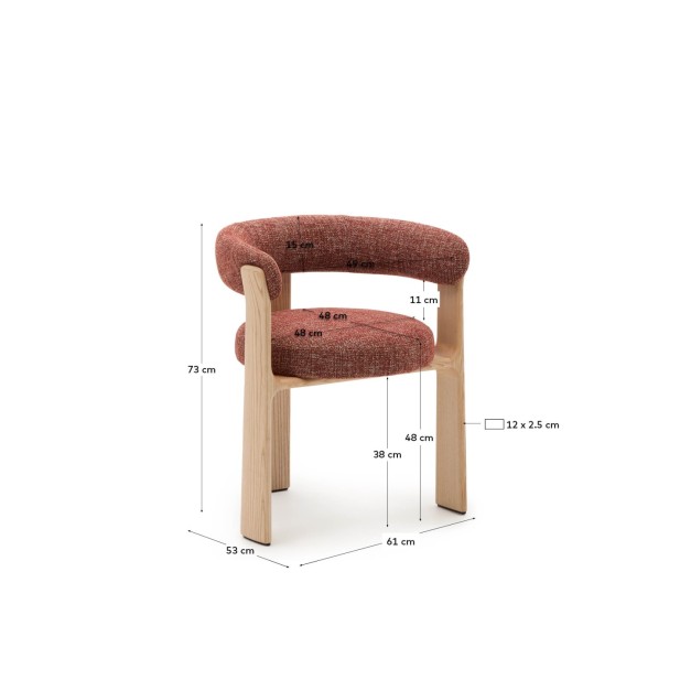 Silla Granite de 3 patas chenilla...