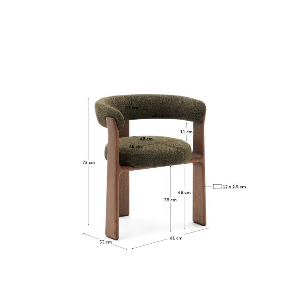 Silla Granite de 3 patas de chenilla...