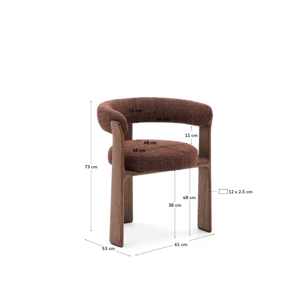 Silla Granite de 3 patas de chenilla...