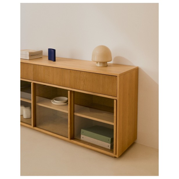 Aparador Helvine 4 puertas y 4...