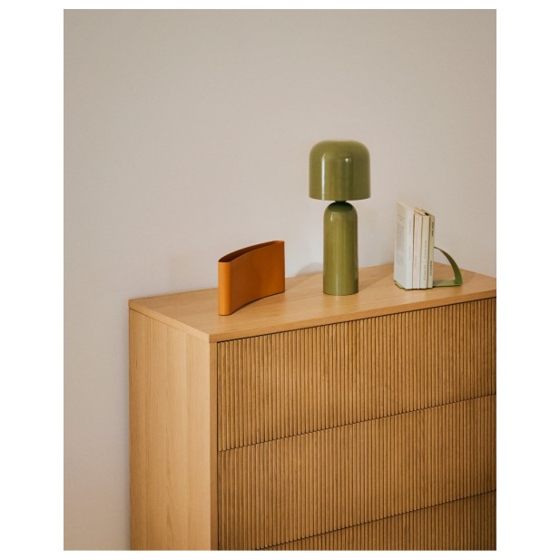 Cómoda Helvine 3 cajones de chapa de...