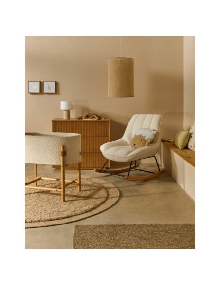 Cómoda Helvine 3 cajones de chapa de roble 90 x 78 cm FSC 100% - Kave Home