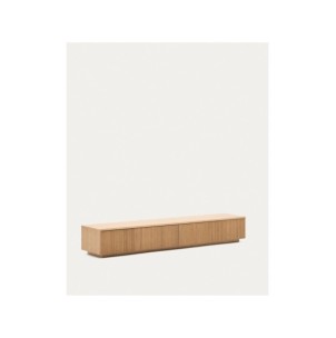 Mueble TV Helvine 4 cajones de chapa de roble 200 x 30 cm... 2