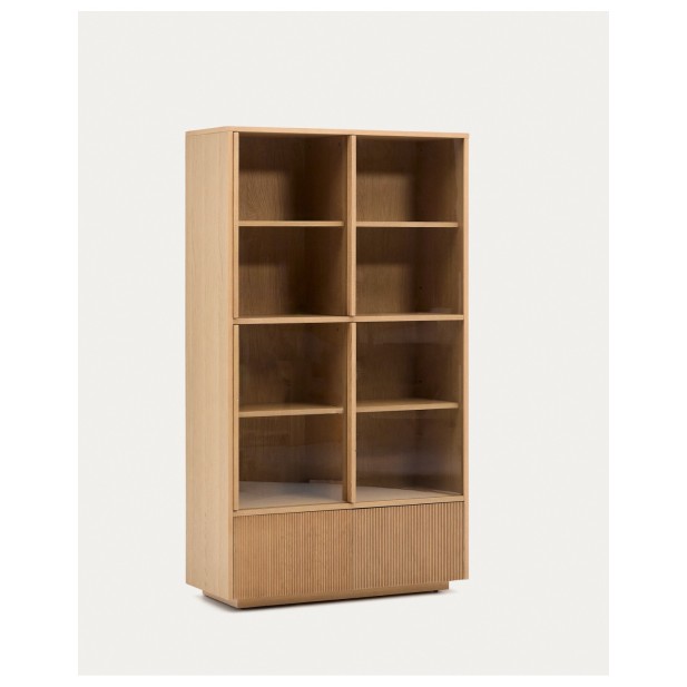 Vitrina Helvine 4 puertas y 2 cajones...