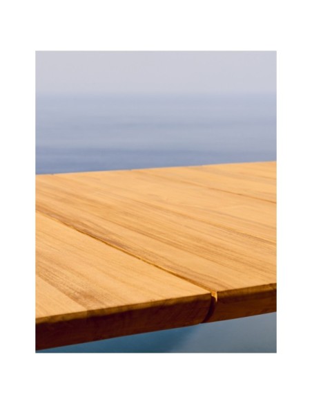 Mesa Icaro de madera maciza de teca 280 x 112 cm FSC 100% - Kave Home