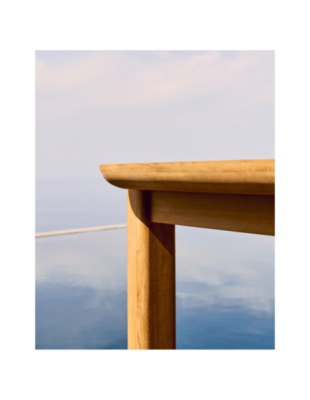 Mesa Icaro de madera maciza de teca 280 x 112 cm FSC 100% - Kave Home