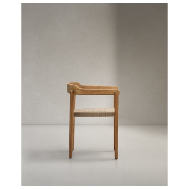 Silla apilable Icaro de madera maciza...