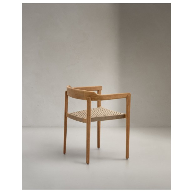 Silla apilable Icaro de madera maciza...