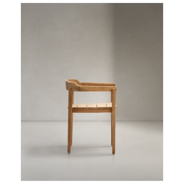 Silla apilable Icaro de madera maciza...