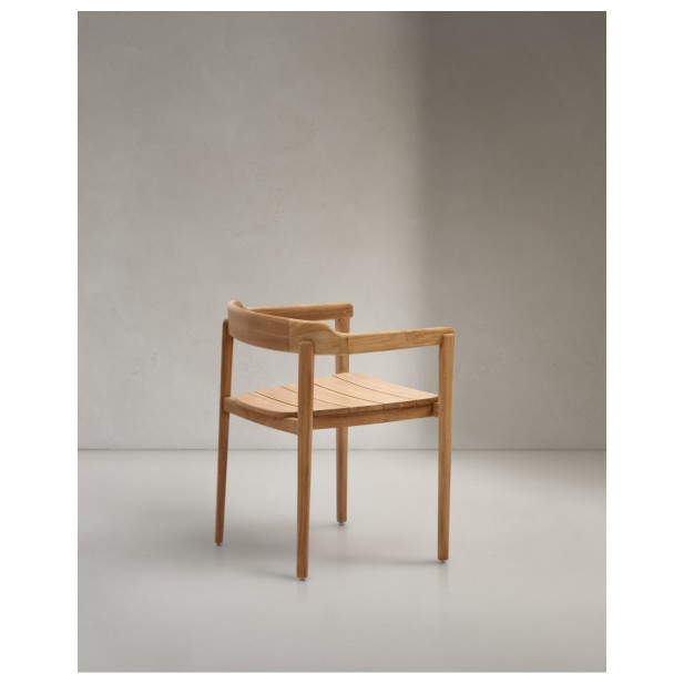 Silla apilable Icaro de madera maciza...