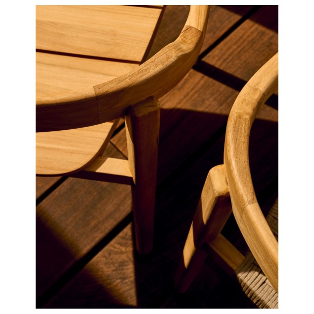 Silla apilable Icaro de madera maciza...