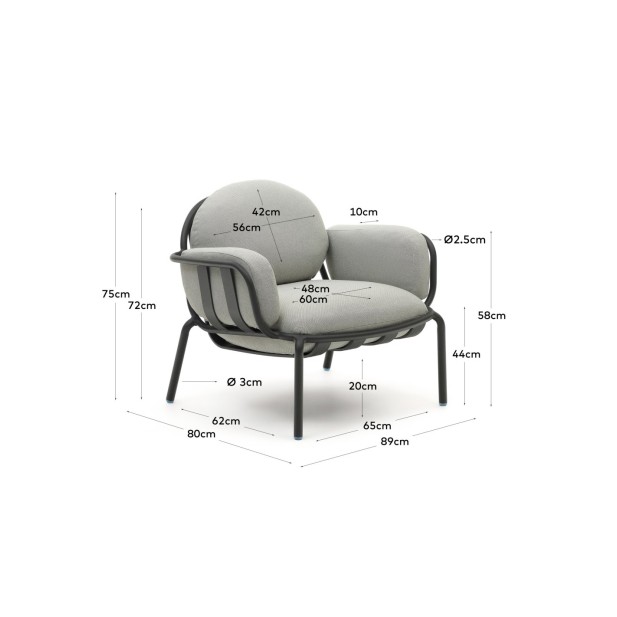 Butaca de exterior Joncols de...