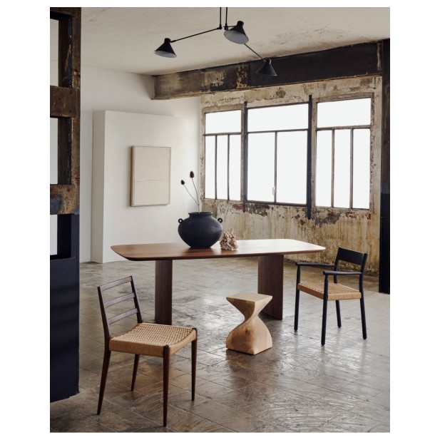 Mesa Litto de chapa de nogal 200 x...