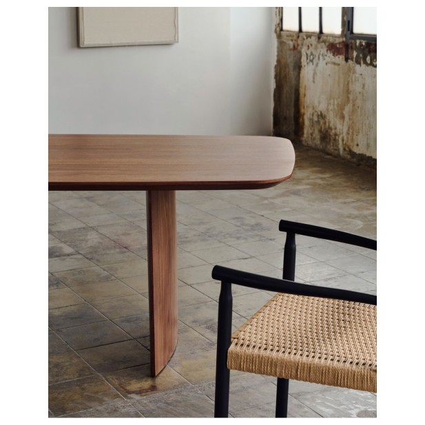 Mesa Litto de chapa de nogal 200 x...