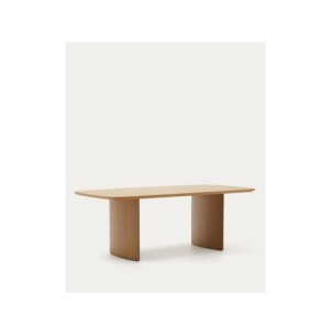 Mesa Litto de chapa de roble 240 x 100 cm - Kave Home